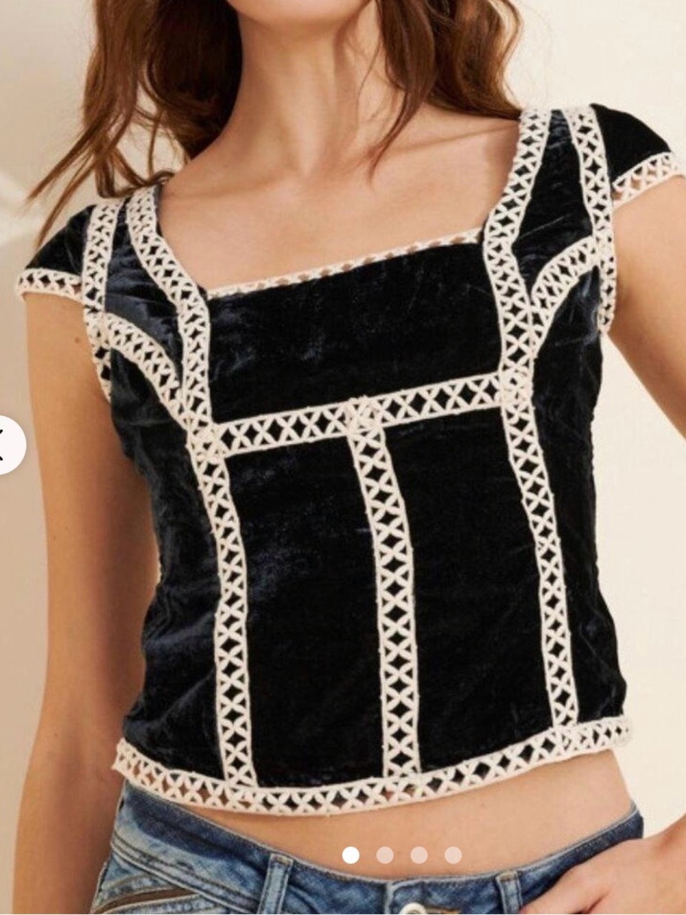 ⭐️NWT Free People Tyler Velvet Corset⭐️